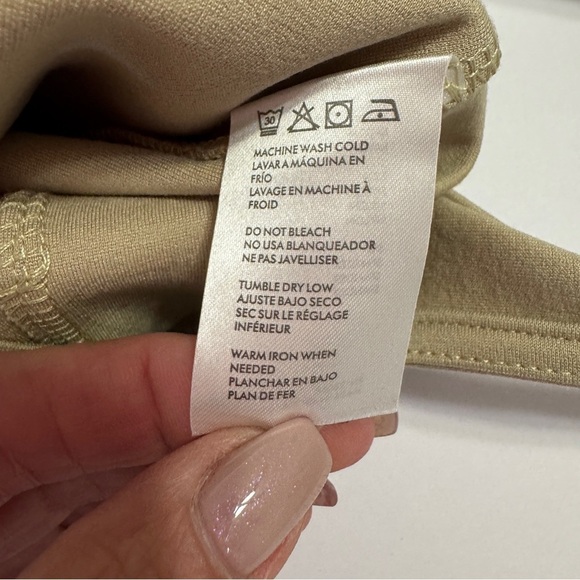 STEELE Bustier Mini Dress XS NWT Beige Bodycon Cocktail - Picture 7 of 8